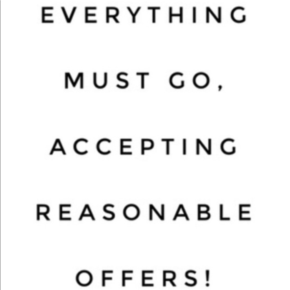 Closet Clean Out!!! Everything must go!!!